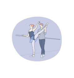 Professional Sport Ballet Training Concept