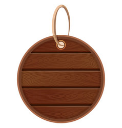 Wooden Round Tag Vintage Retail Discount Badge