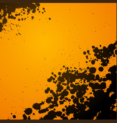 Grunge Blots Orange Background