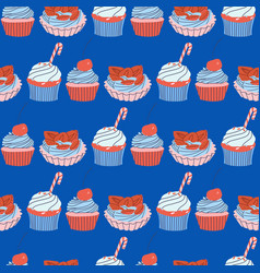 Cupcake Pattern Seamless