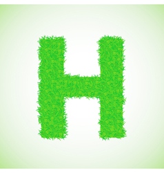 Grass Letter H