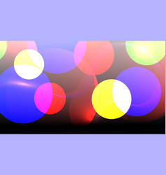 Abstract Circle Color Gradient Light And Line