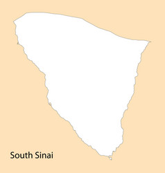 High Quality Map Of South Sinai Is A Region