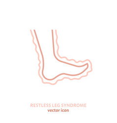 Restless Leg Syndrome Outline Icon Rls Linear