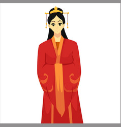 Chinese Bride Wedding Character Design