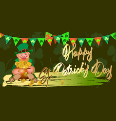 St Patrick Day Abstract Background For Greeting