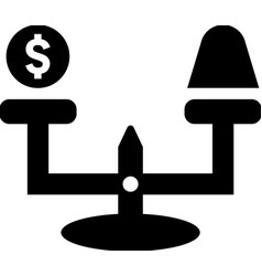 Commerce Speculation Financial Icon Black Graphics