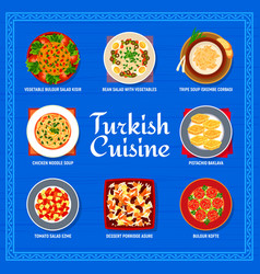 Turkish Cuisine Menu Istanbul Food Dishes Meals