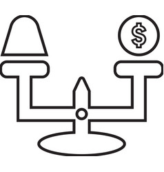 Commerce Speculation Financial Line Icon Outline