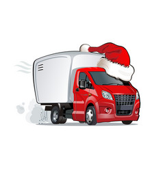 Cartoon Christmas Truck