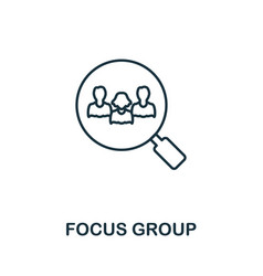 Focus Group Icon Simple Element From Team