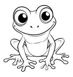 Frog Coloring Book For Kids Cartoon Character