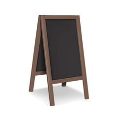 Sandwich Black Chalk Board Realistic Mock-up