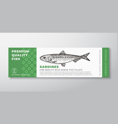 Premium Quality Sardines Packaging Label