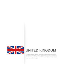 United Kingdom Flag Background State Patriotic