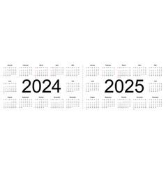 Calendar 2024 2025 Week Starts From Sunday