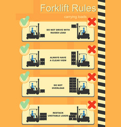 Forklift Safety Rules