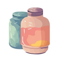 Jar With Paints