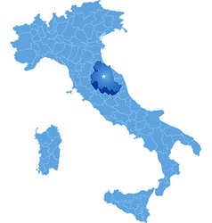 Map Of Italy Perugia