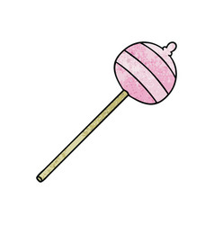 Quirky Hand Drawn Cartoon Lolipop