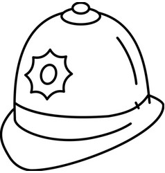 Custodian Hat Cap Line Icon