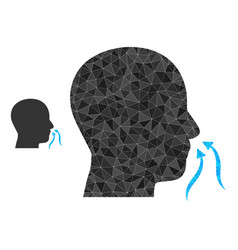 Polygonal Smell Sniffer Icon