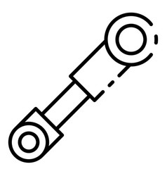 Car Shock Absorber Icon Outline Style