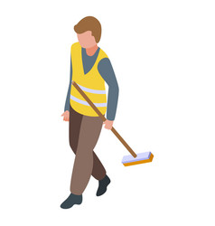 Street Cleaner Icon Isometric House