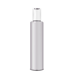 Cosmetic Bottle With Disc Top Screw Cap Isolated