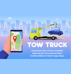 Tow Truck Service Advertising Banner