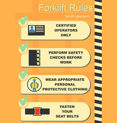 Forklift Safety Rules