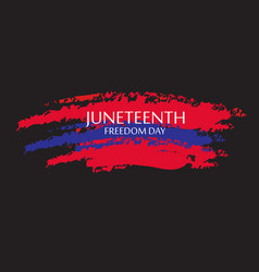 Juneteenth Color Since 1865 Design Of Banner