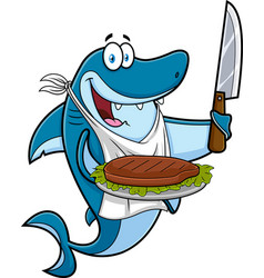 Shark Chef Cartoon Character