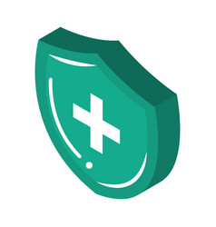 Isometric Medical Shield