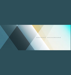 Blue And Yellow Abstract Wide Banner