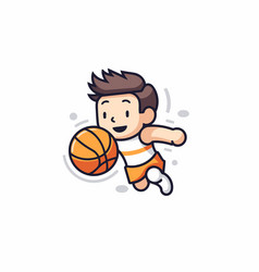 Basketball Player Icon Cartoon Basketball Player