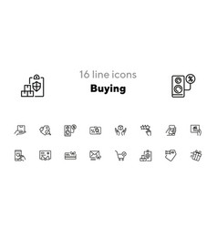 Buying Icon Set