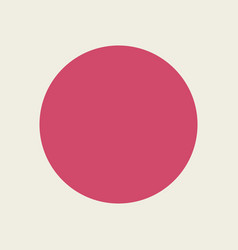 Pink Round Geometric Shape