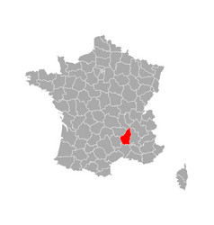 Map Of Ardeche In France