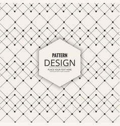 Geometric Pattern Lines Dots Design