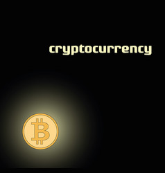 Bitcoin Coin Glows In The Dark