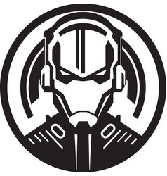 Digital Dynamo Robot Face Symbol Cybernetic