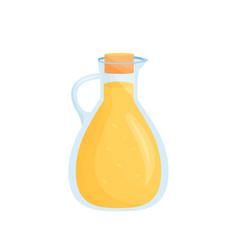 Vegetable Oil In Glass Pitcher Cartoon