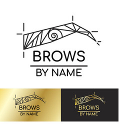 Logo Template For A Master Brow Artist