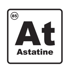 Astatine Element Icon