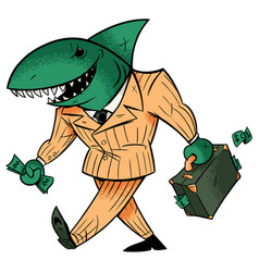 Business Shark Isolated