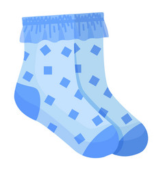 Digital Of A Pair Blue Socks