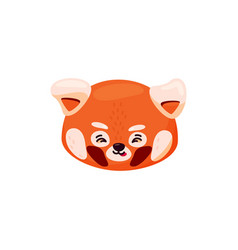 Red Panda Head As Emoji Naughty Face Expression