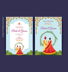 Hindu Indian Wedding Card Design Invitation