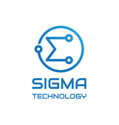 Modern Sigma Tech Logo Design